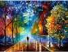 Tulip N Turtle Walking Along Tree Line Diy Acrylic Paint By Number Kit For Beginner Number Painting Color 26
