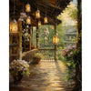 Hasthip Diy Paint By Numbers Kit Countryside Hallway Diy Oil Paint By Numbers Canvas Wall Decoration 40 X 50 Cm