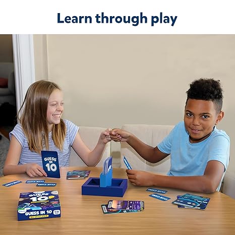 Skillmatics Card Game Guess in 10 Nasa Space Perfect for Boys Girls Kids & Families Who Love Educational Toys