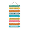 Artvibes Self Motivation Quotes Mdf Wooden Wall Hanging for Home Livingroom Art Items