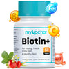 Myupchar Biotin+ Supplement with Vitamin C, Zinc, Iron & Niacinamide For Strong & Thick Hair - 60 Tablets