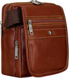 Leather Leatherette Tan Sling Bags Men Messenger Bags Cross Body Bags Girl | Tan