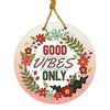 Sehaz Artworks Wooden Wall Hangings Home Decor Items stylish living room decorative Good Vibes Only