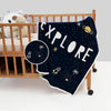 Haus and Kinder Cotton Knitted Blanket for New Born Baby Colour Explore
