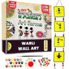 Solobolo Wall Decor for Living Room Warli Wall Hanging Art Kit | Great Home Living Room and Balcony Decor