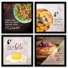 Kotart Train your Body Cooking Quotes Wall Posters With Frame