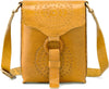 Leather Handmade Girls And Women’s Small Cross Body Sling Bag | Yellow