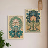 ArtX Paper Madhubani - 01 Art Paintings with Frame Set of 2