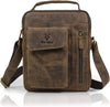 Hunter Leather 11”Inch Messenger Bag For Men | Brown