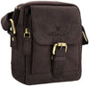 Leather Sling Messenger Bag for Men I Multipurpose Crossbody Bag I Travel Bag with Adjustable Strap I Utility Bag | Brown Hunter