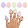 Mars Finger Fits Mini Multipurpose Makeup Puffs For Under Eye, Nose & Detail Areas - Pack Of 5