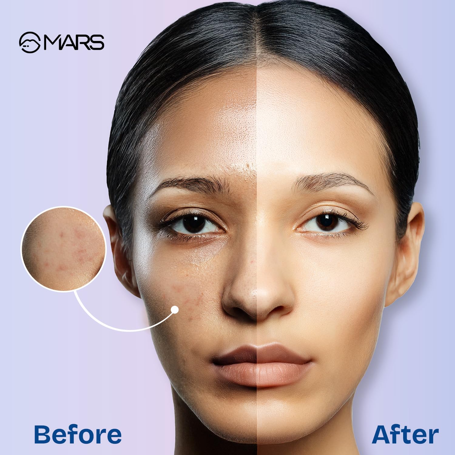 Mars Oil Blotter Gel Compact for Poreless Effect with Applicator - 5 G ...