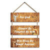 Sehaz Artworks Jesus Wooden Wall Hangings for Home Decoration Home Decor Christian-3-0039