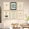 Kotart Restaurant Theme Digital Painting for Kitchen Restaurant Cafe Wall Decoration D