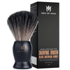 Bliss of Earth Den of Man Jumbo 27mm Knot Premium Cruelty Free Imitation Badger Hair Shaving Brush, Soft & Ultra Absorbent Bristles For Smooth Shave, Real Rosewood Handle