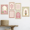 Kotart Madhubani Art Paintings with Frame Pack of 6 A
