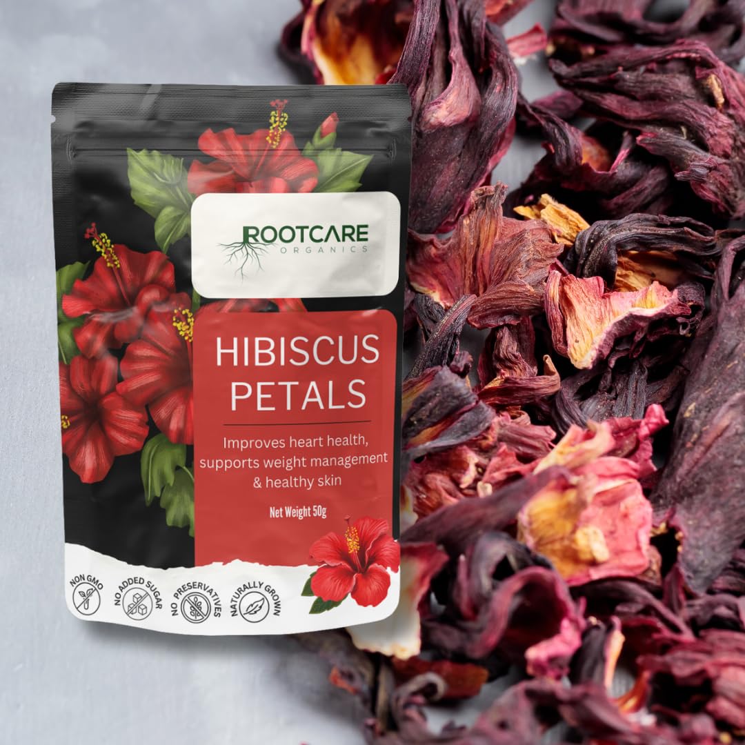 Rootcare Organics Hibiscus Flower Tea - 50 gms