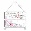 Blue Finch Welcome To Our Home Wall Hanging Decor Sign for Home Door Decoration and Livingroom