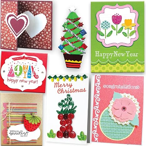 Toykraftt Celebrate With Greeting Cards Card Making Diy Craft Kit For Girls Boys Christmas Gift