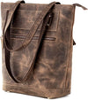 Leather Handbags For Working Women | Large Size, Brown