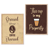 Kotart Tea/Coffee Quotes Posters with Frame for Kitchen Restaurant Cafe - Pack of 2 Design10