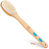 Greenleaf Maydz Back Brush Long Handle for Shower Soft and Firm Double Sided
