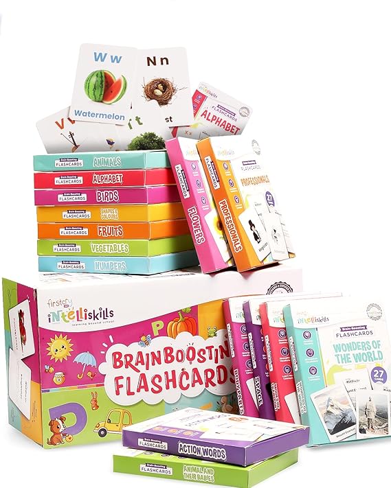 Firstcry Intelliskills Premium 15-in-1 Brain Boosting Non-tearable Fla ...