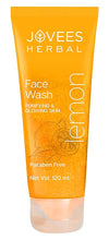 Jovees Herbal Lemon Face Wash with Lemon, Orange Peel & Kakadu Plum Extract - 120 ml
