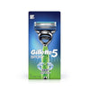 Gillette Sport 5-Blade No Slip Aquagrip Men‚ÄôS Razor + 1 Cartridge
