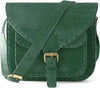 Leather Crossbody Sling Bag For Women | Forest Green