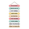 Artvibes Decorative Motivational Quotes Printed Mdf Wooden Wall Hanging | Modern Wall Decoration Accessories
