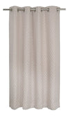 Saral Home Chevron Designer Curtains Grey
