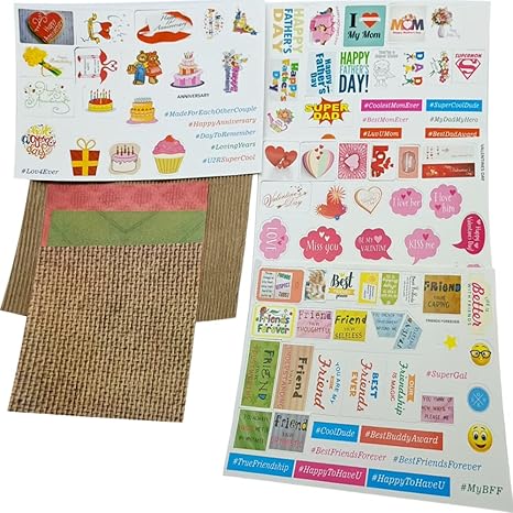Toykraftt Craft Kit For Kids Cards Crafted Creations Card Making Activity Kit Christmas Gift