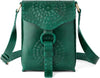 Leather Handmade Girls And Women’s Small Cross Body Sling Bag | Green