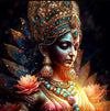 Tulip N Turtle Digital Lotus Diy 5d Diamond Painting By Number Kits Round Dril Diamond Painting Color D 14