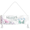 Blue Finch Home Decor Welcome Home Wall Hanging for Home Entry Or Living Room Decoration