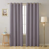Cloth Fusion Blackout Door Curtains 9 Feet Long Set of 2 Lilac Colour