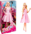 Barbie The Movie Pink & White Gingham Dress Doll with Daisy Chain Accessory