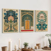 ArtX Paper Madhubani - 01 Art Paintings with Frame Set of 3