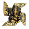 Chhariya Crafts Metal Ganesh Idol Ganesha Murti Ganpati Statue Lucky Feng Shui Wall Decor