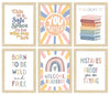 ArtX Paper Motivational -01 Quotes Wall Paintings Animals Set Of 6