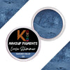 Kinded Loose Shimmer Makeup Foil Pigments Glitter Colour Smokey Blue  - 3 gms