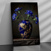 Kotart Blue Floral Modern Art Canvas Paintings for Bedroom Room Living Room Abstract Canvas Painting Style01