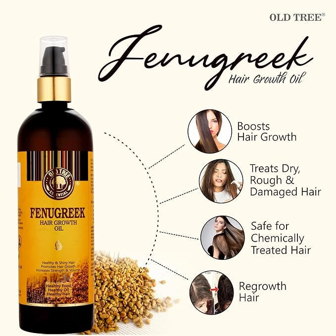Old Tree Fenugreek Oil for Hair Growth - 200 ml