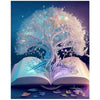 Hasthip Diamond Painting Kit 12x16inch White Tree Of Life Diamond Painting 5d Diamond Painting