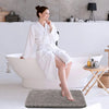 Luxe Home International Microfiber Rectangular Bath Mat Colour Taupe