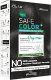 Vegetal Safe Color Organic Permanent Gel Hair Colour Soft Black - 190 Gms