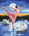 Hasthip Wood Diy Oil Painting Paint By Numbers For Kids And Adults Beginners Kits With Brushes