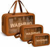 FLYNGO Clear Makeup Pouch Set