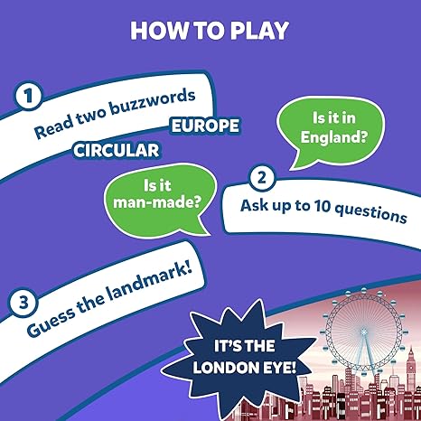 Skillmatics Card Game Guess in 10 Legendary Landmarks Educational Travel Toys